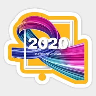 2020 new year Sticker